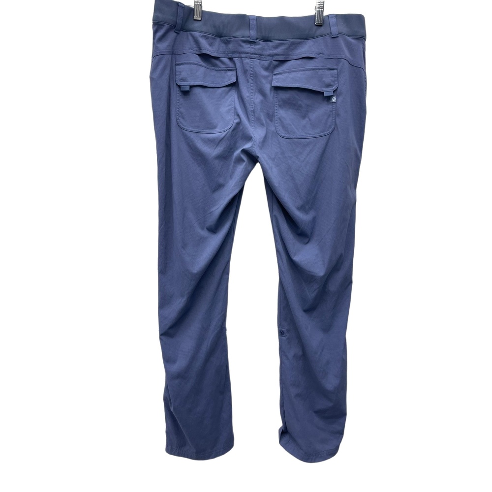 Marmot Womens Blue Lightweight Hiking Pants Snap Capri Length‎ Pocketed XXL 14 - Picture 8 of 14